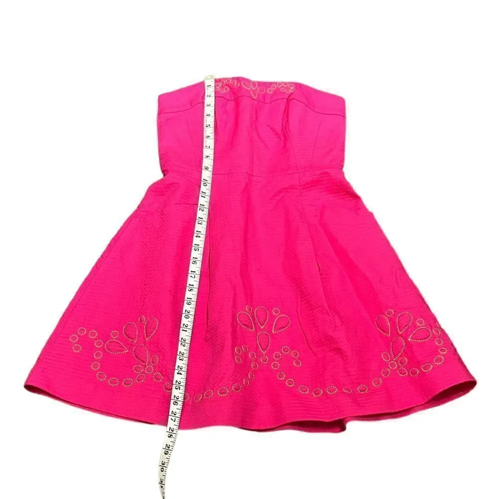 Lilly‎ Pulitzer Pink Azalea Bernadette Dress, Size 0, NWT - Picture 9 of 11
